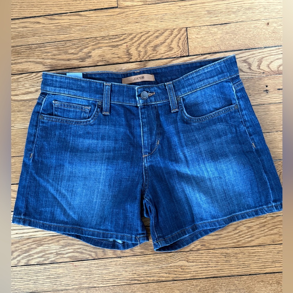 Joe's Jeans Emmie Blue Denim Cutoff Shorts - Size 28